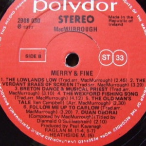 Merry & Fine (1978) label B