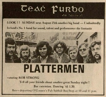 Gig advert 25 Aug 1974