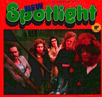 Mushroom on the cover of New Spotlight, 7 Feb 1974