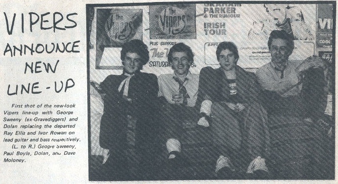 Second Vipers lineup announced September 1978