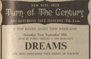 The Dreams return in Galway, September 1971